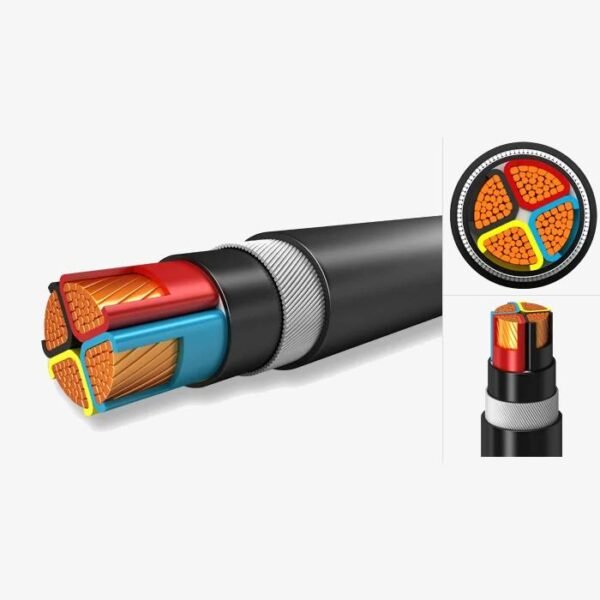 LV Fire-Resistant Power Cable – 600/1000V (BS 7846) Copper Conductor | MGT/XLPE Insulated | Armoured | LSZH Sheathed