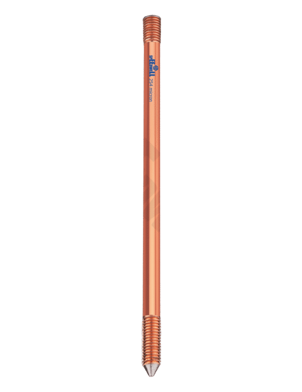 COPPER BONDED EARTH ROD - GROUND ROD - 250 MICRON