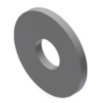 Washer with round hole