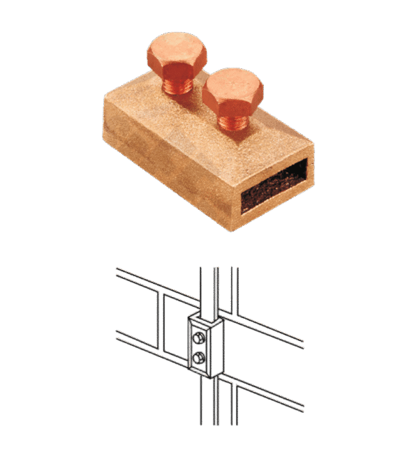 OBLONG TEST OR JUNCTION CLAMP