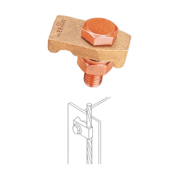 TOWER EARTH CLAMP SINGLE PLATE