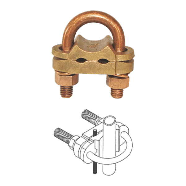 U BOLT PIPE TO CABLE CLAMP - TYPE GU